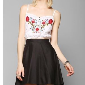 Urban Outfitters Floral Lacey Crop Top